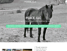 Tablet Screenshot of peacellc.org